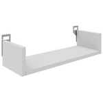 Ραφιέρα Τοίχου Derva Pakoworld σε Λευκή Απόχρωση 45x15x10cm