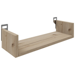 Ραφιέρα Τοίχου Derva Pakoworld σε oak Απόχρωση 45x15x10cm