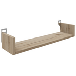 Ραφιέρα Τοίχου Derva Pakoworld σε oak Απόχρωση 60x15x10cm