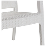 Τραπεζαρία Icon-Halcyon Pakoworld σετ 5τεμ pp σε Λευκή Απόχρωση