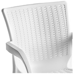 Τραπεζαρία Icon-Festive Pakoworld σετ 5τεμ pp σε Λευκή Απόχρωση