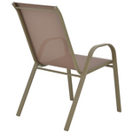 Τραπεζαρία Albero-Calan Pakoworld 3τεμ Μέταλλο σε Σαμπανιζέ Απόχρωση Φ60x70εκ