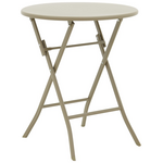 Τραπεζαρία Albero-Calan Pakoworld 3τεμ Μέταλλο σε Σαμπανιζέ Απόχρωση Φ60x70εκ