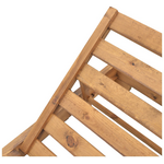 Ξαπλώστρα Zalka Pakoworld l1 σε Καρυδί Απόχρωση 66x197x28εκ