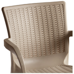 Τραπεζαρία Icon-Festive Pakoworld σετ 3τεμ pp σε Cappuccino Απόχρωση