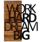 Διακοσμητικό Τοίχου Deseze Pakoworld Ξύλο Πεύκου σε Φυσική Απόχρωση με Μαύρο Μέταλλο 48x3x58εκ