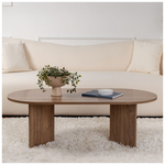 Τραπέζι Σαλονιού Tabletod Pakoworld σε Καρυδί Απόχρωση 119x60x40εκ