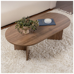 Τραπέζι Σαλονιού Tabletod Pakoworld σε Καρυδί Απόχρωση 119x60x40εκ