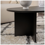 Τραπέζι Σαλονιού Tabletod Pakoworld σε Μαύρη Απόχρωση 119x60x40εκ