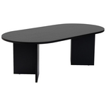 Τραπέζι Σαλονιού Tabletod Pakoworld σε Μαύρη Απόχρωση 119x60x40εκ