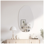 Καθρέπτης Frameless 2 Pakoworld Μαύρο 50x1.2x85εκ