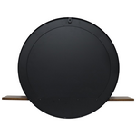 Καθρέπτης με Ράφι Salmin Pakoworld Μέταλλο σε Μαύρη Απόχρωση 80x10x60εκ