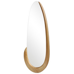 Καθρέπτης Οβάλ Marly Pakoworld mdf σε Φυσική Απόχρωση 50.5x4x127εκ
