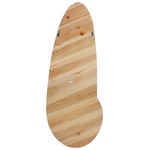 Καθρέπτης Οβάλ Marly Pakoworld mdf σε Φυσική Απόχρωση 50.5x4x127εκ