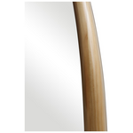 Καθρέπτης Οβάλ Marly Pakoworld mdf σε Φυσική Απόχρωση 50.5x4x127εκ