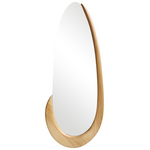 Καθρέπτης Οβάλ Marly Pakoworld mdf σε Φυσική Απόχρωση 50.5x4x127εκ