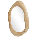 Καθρέπτης Οβάλ Enola Pakoworld mdf σε Φυσική Απόχρωση 54x2.5x80εκ