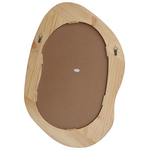 Καθρέπτης Οβάλ Enola Pakoworld mdf σε Φυσική Απόχρωση 54x2.5x80εκ