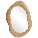 Καθρέπτης Οβάλ Enola Pakoworld mdf σε Φυσική Απόχρωση 54x2.5x80εκ