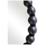 Καθρέπτης Specio Pakoworld Ξύλο σε Μαύρη Απόχρωση Φ60x4.5εκ