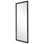 Καθρέπτης Ledalo Pakoworld Ξύλο σε Μαύρη Απόχρωση 45x4.5x130εκ