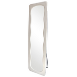 Καθρέπτης Lezour Pakoworld Ύφασμα σε Λευκή Απόχρωση 50x5x170εκ