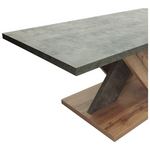 Τραπέζι Σαλονιού Solange Pakoworld σε Γκρι-Sonoma Απόχρωση 110x55x47.5εκ