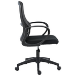 Καρέκλα Γραφείου Εργασίας Zuena Pakoworld σε Μαύρη Απόχρωση