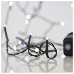 Σειρα, 180 led 3mm, 31v, 8 Προγραμματα, Μετασχηματιστη με Μνημη, Προεκταση Παροχης 300cm, Πρασινο Καλωδιο, Λευκο Led,ανα 5cm,ιρ44