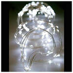 Χταποδι, 400 Mini Led, 6v, με Μετασχηματιστη, Προεκταση Παροχης 300cm, Ασημι Χαλκος, Λευκο Led, ana 10cm, Ιρ44