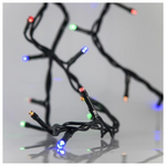 Σειρα,με Bluetooth,100 Led,31v,με Μετασχημ/στη,προεκταση Παροχης 500cm,πρασινο Καλωδιο,θερμο Λευκο και Χρωματιστο Led,ανα8cm,ip44