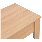 Τραπέζι Σαλονιού Ferza Pakoworld με Σερβιτόρο σε oak Απόχρωση 100x50x42εκ