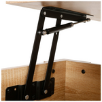 Τραπέζι Σαλονιού Ferza Pakoworld με Σερβιτόρο σε oak Απόχρωση 100x50x42εκ