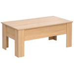 Τραπέζι Σαλονιού Ferza Pakoworld με Σερβιτόρο σε oak Απόχρωση 100x50x42εκ