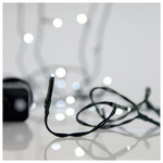 Σειρα, 500 led 3mm, 31v, 8 Προγραμματα, με Μετασχηματιστη, Προεκταση Παροχης 300cm, Πρασινο Καλωδιο, Λευκο Led, ανα 5cm, Ιρ44
