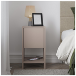 Κομοδίνο ema Pakoworld Μελαμίνη σε Μόκα Απόχρωση 30x30x55εκ