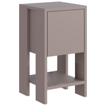 Κομοδίνο ema Pakoworld Μελαμίνη σε Μόκα Απόχρωση 30x30x55εκ