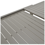 Τραπεζαρία Lafla-Azelie Pakoworld σετ 9τεμ Σαμπανιζέ Αλουμίνιο και Plywood σε Φυσική Απόχρωση 160-240x100x75εκ