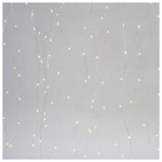 Κουρτινα, 400 Mini Led, 16 Γραμμων, 31v, Προεκταση 500cm, Ασημι Χαλκος, Daylight Led, 200x200cm, Ιρ44