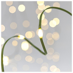 Σειρα, 100 Mini Led, 8 Προγραμματα, με Μετασχηματιστη, 500cm Προεκταση Παροχης, Πρασινο Καλωδιο Πλακε Χαλκος, Daylight Led,ανα 5cm,ip44