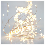 Χταποδι, 400 Μινι Led, Σταθερο, 4,5v, με Μετασχηματιστη, Προεκταση Παροχης 500cm, Μπρονζε Χαλκino Kaλωδιο, Daylight Led, ana 10cm, Ιρ44