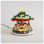Καρουζελ Merry Christmas, 33 Led, με Μουσικη και Κινηση, με Μετασχηματιστη, 25x24,5x26cm