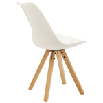 Τραπεζαρία Cuba-Caron Pakoworld σετ 5τεμ Sonoma-Λευκό 120x80x75εκ