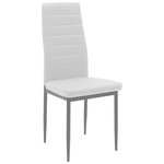 Τραπεζαρία Cuba-Parker Pakoworld σετ 5τεμ Sonoma-Λευκό 120x80x75εκ