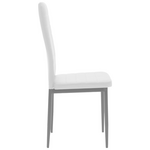 Τραπεζαρία Cuba-Parker Pakoworld σετ 5τεμ Sonoma-Λευκό 120x80x75εκ