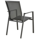 Τραπεζαρία Pinap-Dashiell σετ 5τεμ Pakoworld Μαύρο Αλουμίνιο και Plywood σε Φυσική Απόχρωση Φ110x74εκ