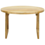 Τραπέζι Tamarind Pakoworld Ξύλο Mango-Φυσικό Rattan σε Φυσική Απόχρωση Φ65x40εκ