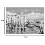 Πίνακας σε Καμβά Port Inart 100x3x70εκ