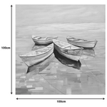 Πίνακας σε Καμβά Boatty Inart 100x3x100εκ