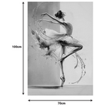 Πίνακας σε Καμβά Dancito Inart 70x2.5x100εκ
